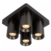 Lucide Nigel - opbouwspot - 20 x 20 x 11,5 cm - 4 x 5W dimbare LED inc...