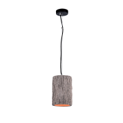 Elmark Lumberjack - hanglamp - Ø 15 x 22 cm - grijs