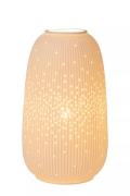 Lucide Floris - tafellamp - Ø 14,1 x 21,1 cm - wit