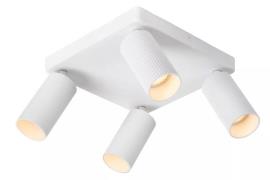 Lucide Clubs - opbouwspot - 24 x 24 x 14,9 cm - wit