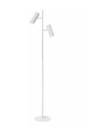 Lucide Clubs - vloerlamp - Ø 22 x 140 cm - wit