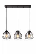Lucide Filox - hanglamp - 80 x 20 x 181,5 cm - zwart