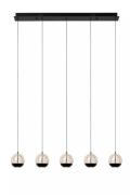 Lucide Sentubal 5L - hanglamp - 84 x 10 x 150 cm - 5 x 5,3W LED incl. ...