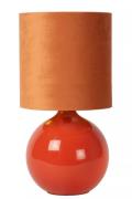 Lucide Esterad - tafellamp - Ø 24 x 46,5 cm - oranje