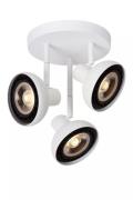 Lucide Sensas - opbouwspot - Ø 25,8 cm x 26,8 cm - wit
