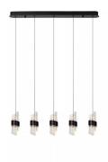Lucide Kligande - hanglamp - 84 x 8 x 150 cm - 5 x 7,8W dimbare LED in...