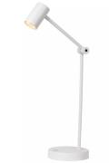 Lucide Tipik - oplaadbare tafellamp - 28,9 x 15 x 64 cm - 3 stap dimme...