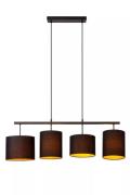Lucide Maya - hanglamp - 107 x 26 x 175 cm - zwart