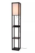 Lucide Menno - vloerlamp - 26 x 26 x 162,7 cm - zwart