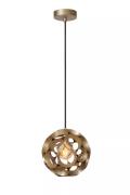 Lucide Hannelore - hanglamp - Ø 30 x 163 cm - goud