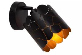 Lucide Almelo - wandlamp - Ø 12 x 20 cm - zwart