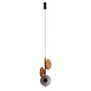 Maxlight Puro - hanglamp - 51 x 19 x 220 cm - 4 x 2W LED incl. - grijs...