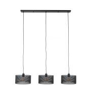 Vico Mesh Round - hanglamp - 120 x 30 x 150 cm - zwart