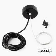 Faro Neso - ophangset + voeding - DALI - zwart