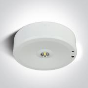 ONE Light Ceiling Emergency Point - plafondlamp - Ø 15 x 4 cm - 3W LED...