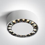 ONE Light Dark Light Mirror Cylinders - plafondlamp - Ø 16 x 5,8 cm - ...