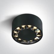 ONE Light Dark Light Mirror Cylinders - plafondlamp - Ø 11,6 x 5,8 cm ...