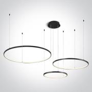 ONE Light Decorative - hanglamp - 150 cm - 65W dimbare LED incl. - zwa...