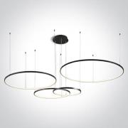 ONE Light Decorative - hanglamp - 150 cm - 100W dimbare LED incl. - zw...