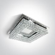 ONE Light Glass Stone Series - plafondverlichting - 42 x 42 x 10,5 cm ...