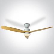 ONE Light White Body - plafondventilator met licht en afstandsbedienin...