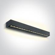 ONE Light Linear Outdoor Series Double Sided - wandlamp - 50 x 7,6 x 6...