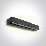 ONE Light Linear Outdoor Series Double Sided - wandlamp - 38 x 7,6 x 6...