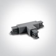 ONE Light Square Track Accessories - T-connector links - 3-fase railsy...