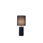 Searchlight Groove - tafellamp - Ø 22 x 51 cm - marineblauw