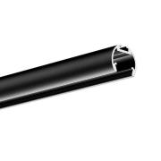 KLUS OLEK profiel - Ø 1,85 cm - geanodiseerd zwart