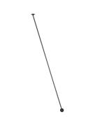 Nova Luce Sima - wandlamp - Ø 8 x 216 cm - 30W LED incl. - mat zwart