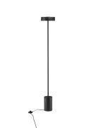 Nova Luce Thea - staanlamp - Ø 20 x 135 cm - 17W  LED incl. - zwart