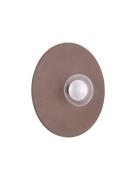 Nova Luce Vrahos - wandlamp - Ø 45 x 20,5 cm - rood terrazzo