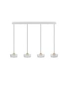 Nova Luce Keros - hanglamp - 100 x 200 x 16 cm - 23W LED incl. - plati...