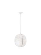 Nova Luce Pierida - hanglamp - Ø 42 x 210 cm - zandwit