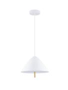 Nova Luce Oros - hanglamp - Ø 40 x 150 cm - 17W LED incl. - zandwit
