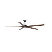 Faro Bigwood 20 XL - plafondventilator - Ø 200 cm - mat zwart en donke...