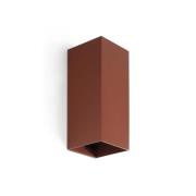 Faro Lune 2L - wandlamp - 8 x 15,5 x 6,5 cm - terracotta