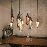Vico Cocoon - hanglamp - 120 x 40 x 150 cm - zwart