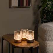 Lucide Lili - set van 3 oplaadbare tafellampen - Ø 8 x 10,3 cm - 3W di...