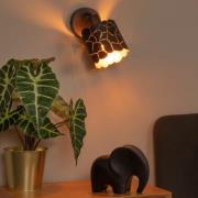 Lucide Almelo - wandlamp - Ø 12 x 20 cm - zwart