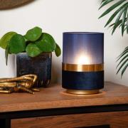 Lucide Extravaganza Tusse - tafellamp - Ø 15 x 22 cm - blauw