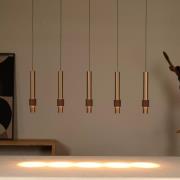 Lucide Margary - hanglamp - 103 x 8 x 169 cm - 5 x 4,2W dimbare LED in...