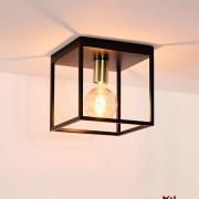 Lucide Ruben - plafondverlichting - 22 x 22 x 22 cm - zwart