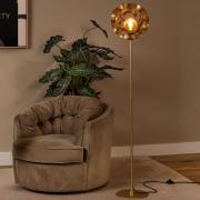 Lucide Hannelore - vloerlamp - Ø 30 x 149,6 cm - goud