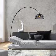 Lucide Mesh - staanlamp - 200 cm - zwart